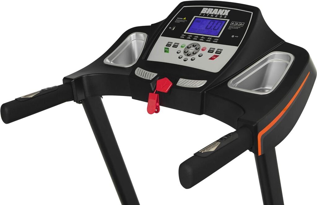Branx Fitness NEW Compact Foldable Energy Pro Treadmill - 16.5km/h - 0-16 Level Auto Incline - 5hp Peak Motor - Bluetooth - 125kg Max User Weight Limit
