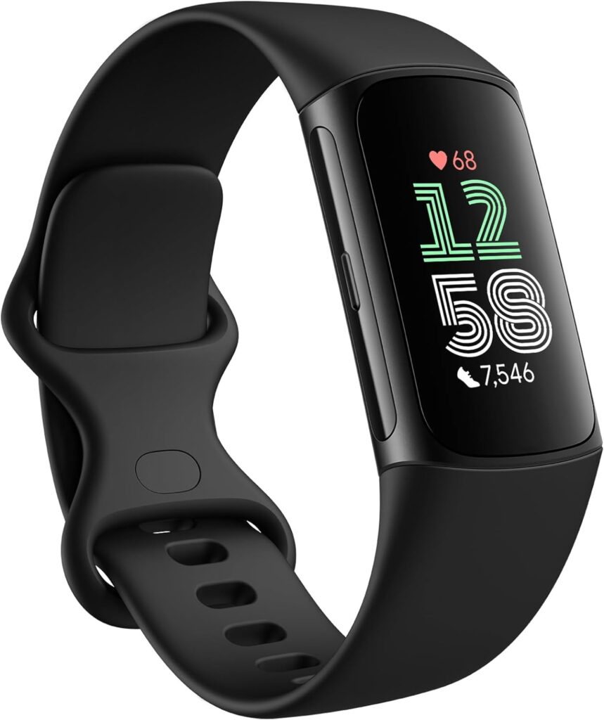 Fitbit by Google Charge 6 Activity Tracker with 6-months Premium Membership Included, 7 days battery life and Google Wallet and Google Maps