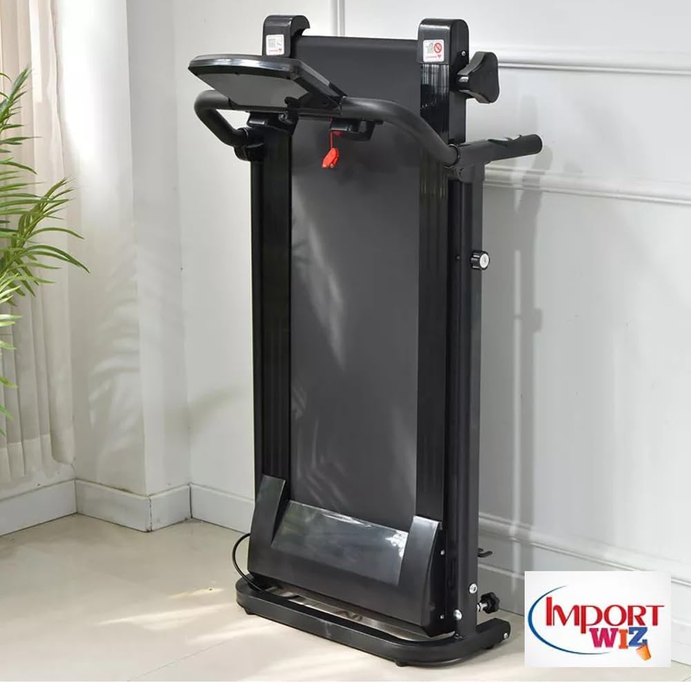 Foldable Treadmill XEO HOME Treadmills for Office Home Indoor Gym Cardio Workout Fitness Heavy Duty Space Saving Folding Best Running Walking  Jogging Machines LCD Water Bottle Holder  Pad Mobile