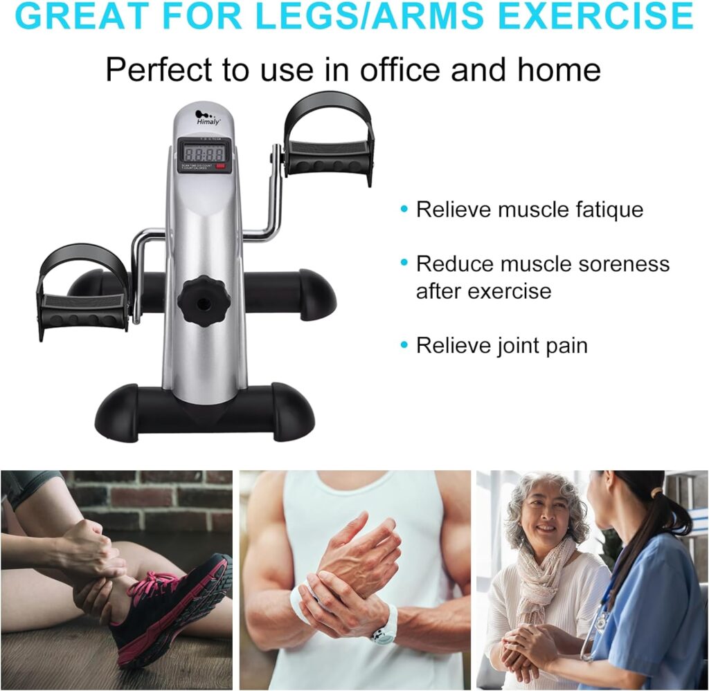 Mini Exercise Bike Portable Home Pedal Exerciser Gym Fitness Leg Arm